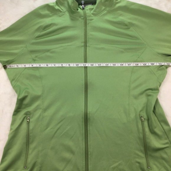 Champion Green Zip Front Long Sleeve Jacket Sz XL - Picture 5 of 7